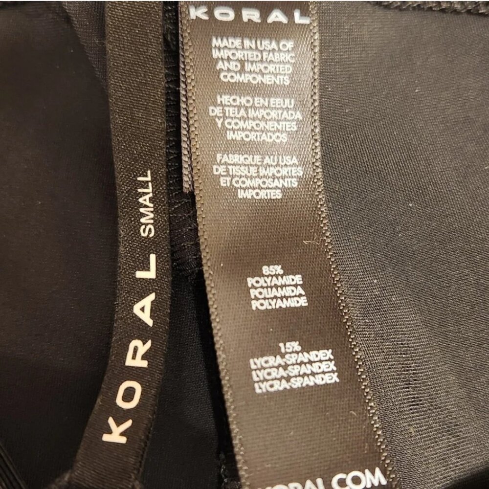 NWT Koral Pista Infinity High Rise Leggings Black/Bel Air - Picture 6 of 9
